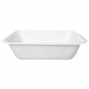 Barquettes alimentaires biodégradables 1800 ml - Lot de 100, respectueux de l'environnement.