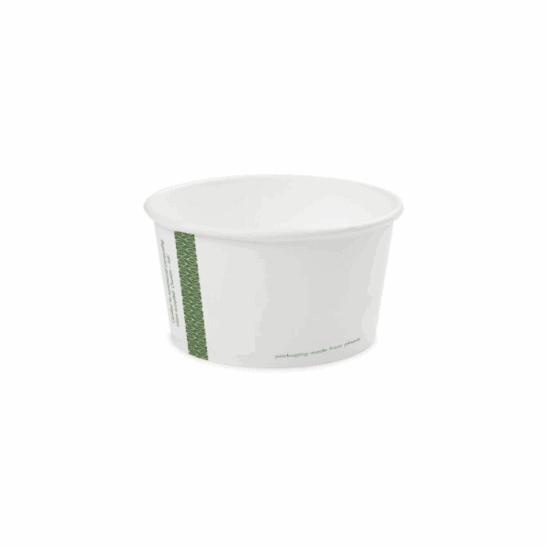 Bols à soupe en Kraft et PLA 350 ml, 50 pcs, compostables et biodégradables.