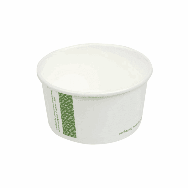 Emballage de bols à soupe en Kraft et PLA 350 ml, 50 pcs, écologiques.