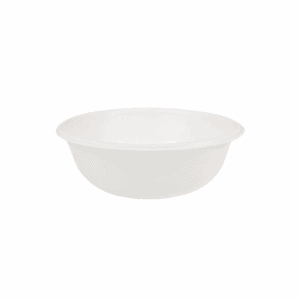 Bols compostables blancs 1200 ml en pulpe, lot de 50.