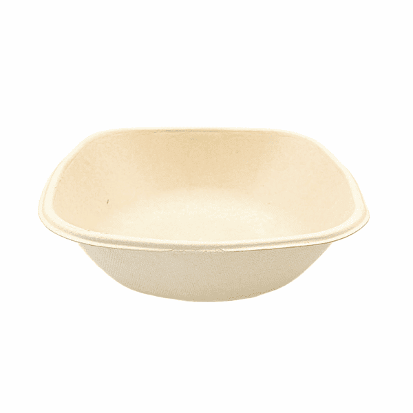 Bols en pulpe de cellulose et PLA Havana, 900 ml, lot de 125, compostables.