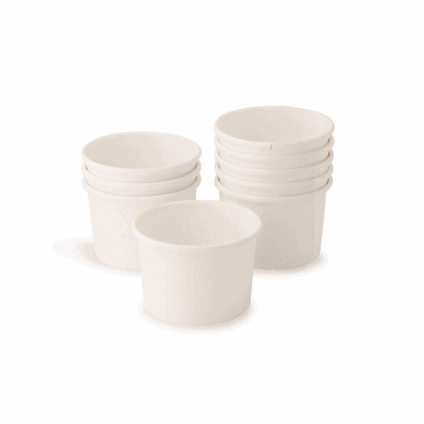 Coppette gelato in cartoncino e PLA 160 ml 100 pz - immagine 3