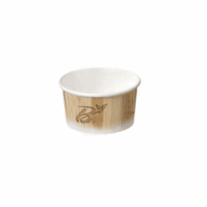 Coupes à glace biodégradables 230ml en papier blanc et PLA - lot de 129.
