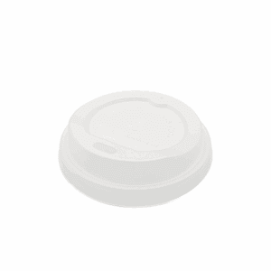 Couvercles en CPLA pour gobelets 180|250 ml, lot de 100, compostables.