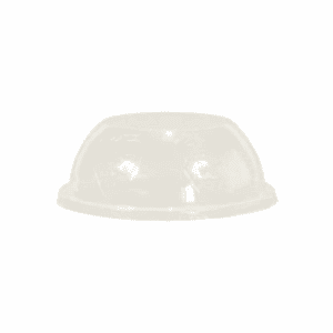 Couvercles biodégradables PLA pour pots de glace 250cc - Lot économique de 600 unités.