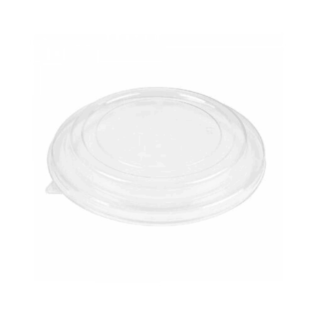 Couvercle transparent compostable en PLA pour saladier 800 ml, lot de 100.