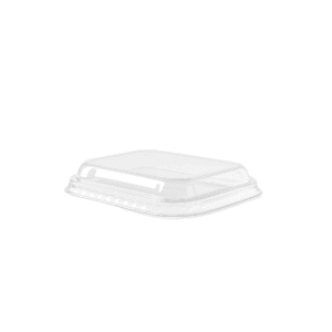 Couvercles compostables pour bacs à glace 24x16,5 cm - Lot de 200