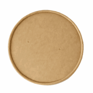 Couvercles compostables pour bols de 600 ml, lot de 100.