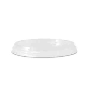 Couvercles pour récipients ronds en bioplastique de 250, 350 et 500 ml, 100 pcs, compostables et biodégradables.