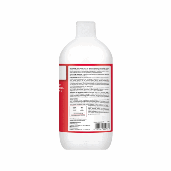 Désinfectant pour sols et surfaces 750 ml 1 pc, vue latérale