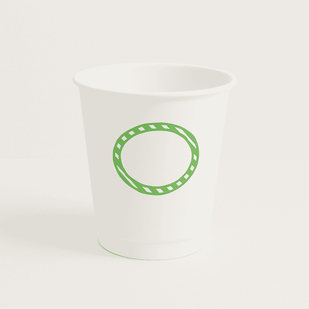 Étiquettes ovales en papier kraft blanc 4,5x3,6 cm, pour une solution d'étiquetage durable et sans plastique.