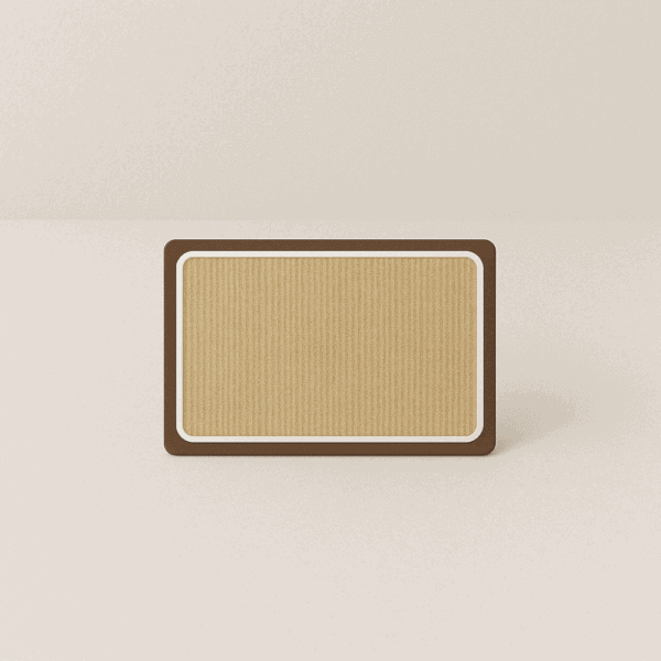 Étiquettes rectangulaires en papier kraft 6.3x9 cm, pour un étiquetage écologique et sans plastique.