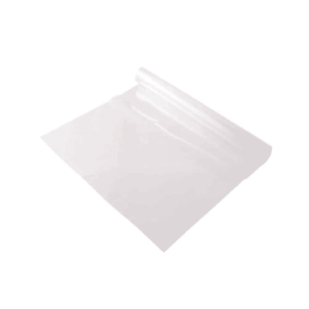 Feuilles transparentes compostables pour aliments 30x40 cm, certifiées sans plastique, pour contact alimentaire.