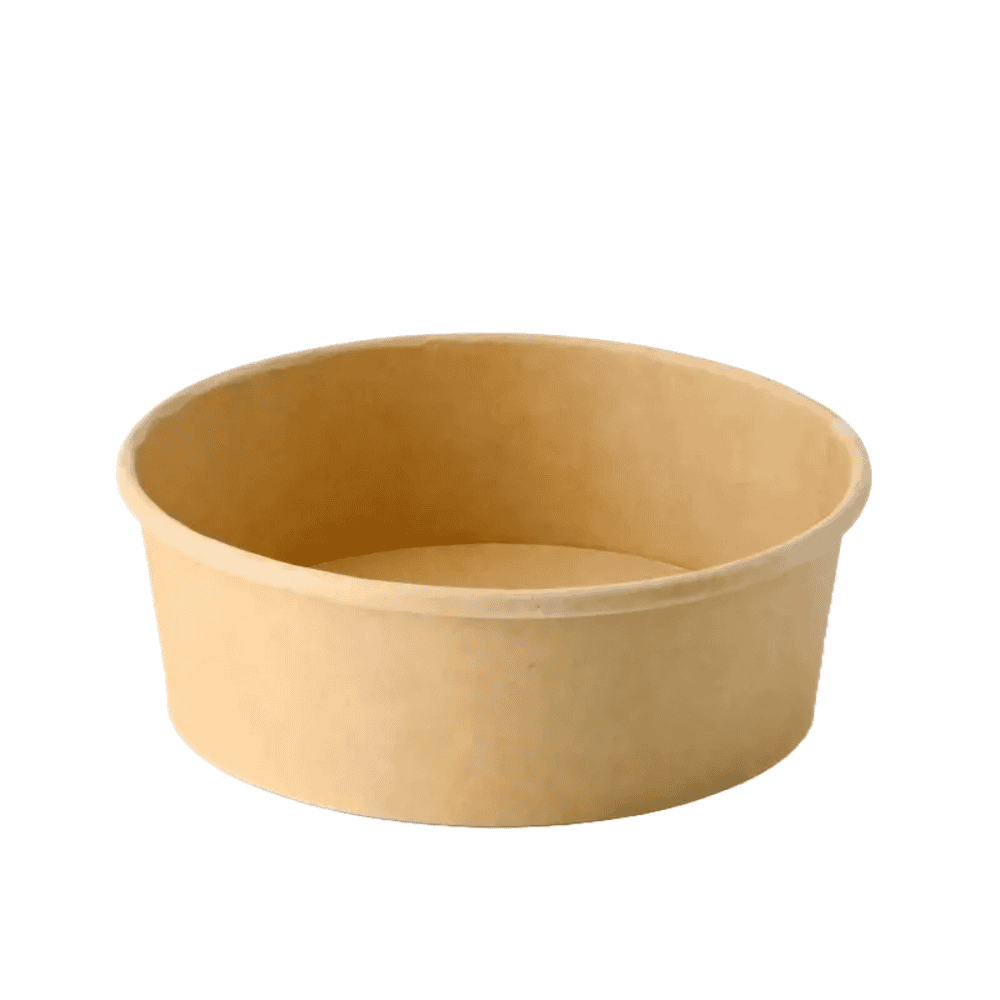 Gamelles en kraft et PLA compostables 400 ml, lot de 150.
