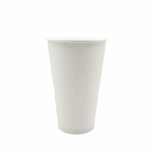 Gobelets papier blanc PLA 500ml (16oz) - Pack de 100