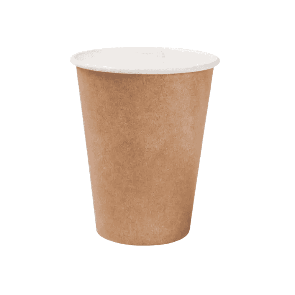 Gobelets biodégradables kraft PLA 430ml - Lot de 100