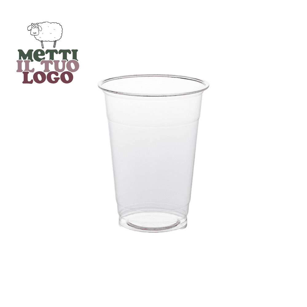 Gobelets jetables PLA personnalisés 235 ml (encoche 200 ml) - Écologiques et pratiques.