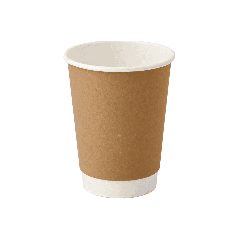 Gobelets thermiques double paroi 430ml papier PLA - Pack de 100