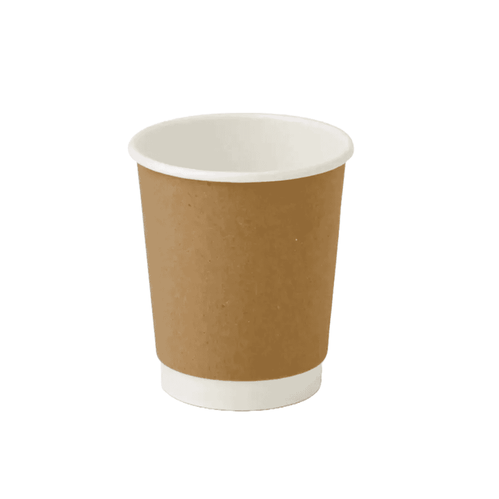 Verre carton double paroi Havane 280ml (8oz) - Lot de 100