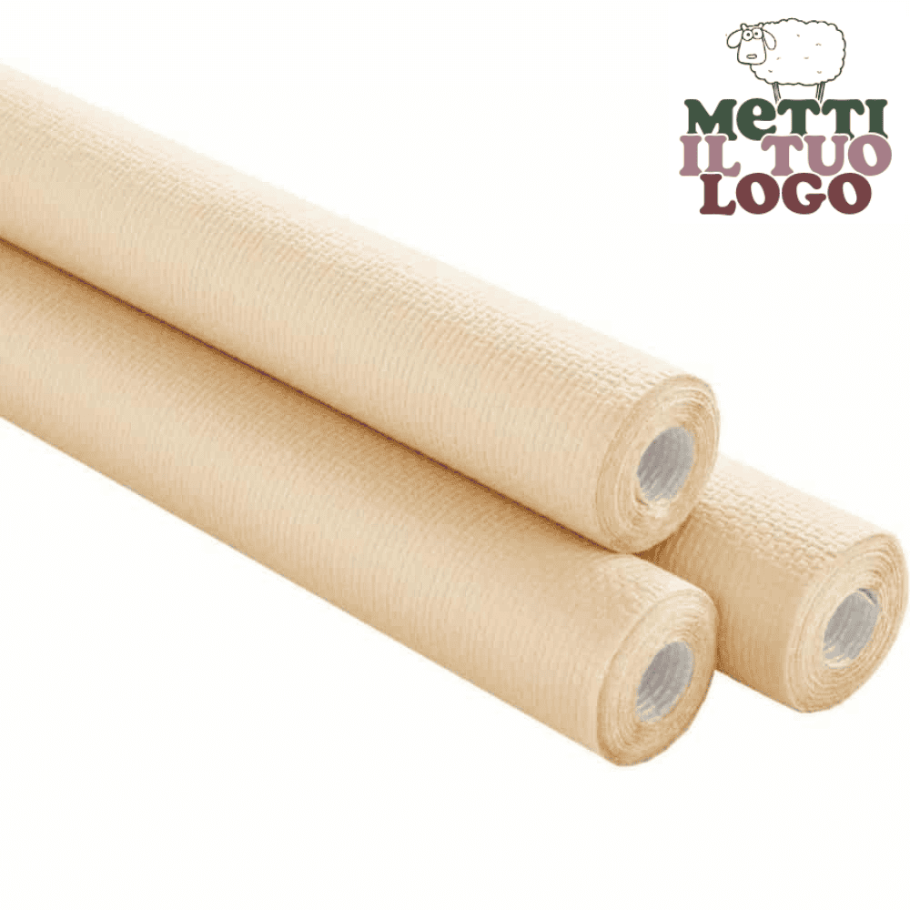 Nappe écologique personnalisée en rouleau 1x100 m compostable.
