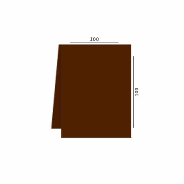 Nappe jetable couleur cacao pour restaurant.