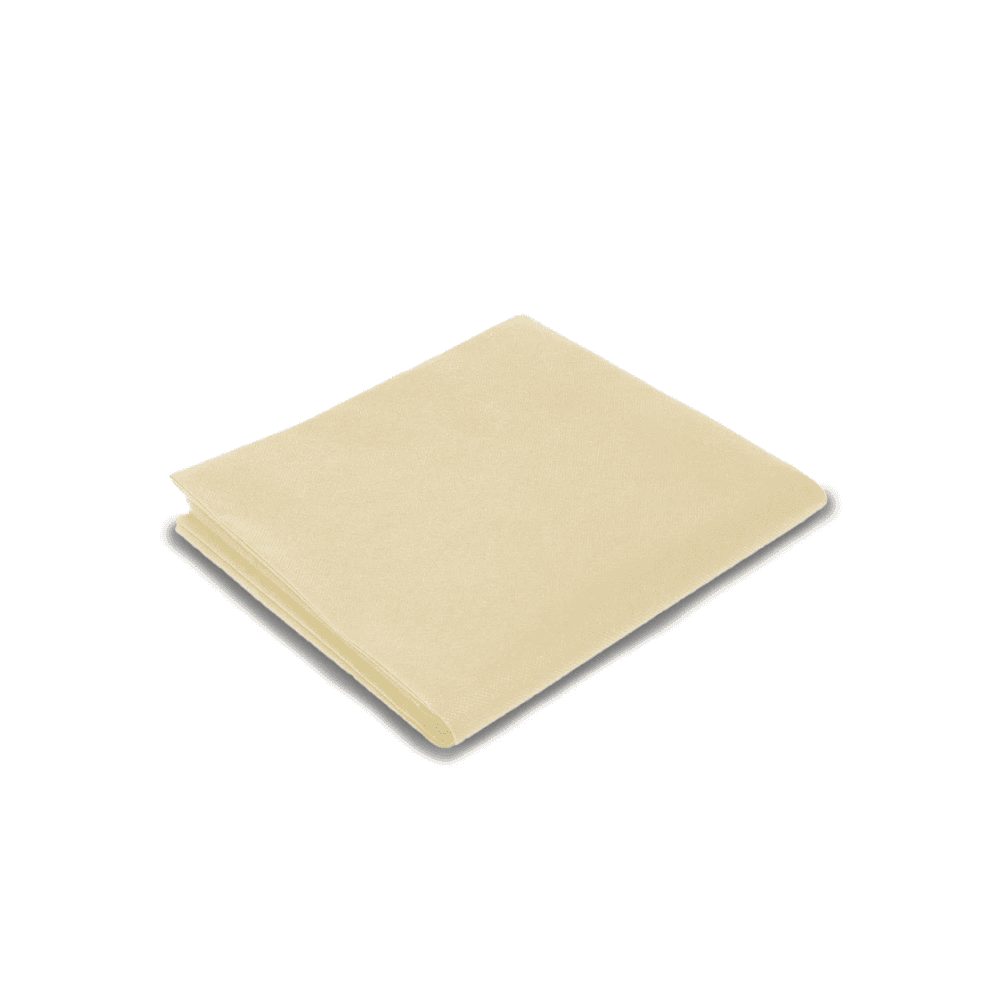 Nappes airlaid ivoire 100x100 cm pour restaurants.