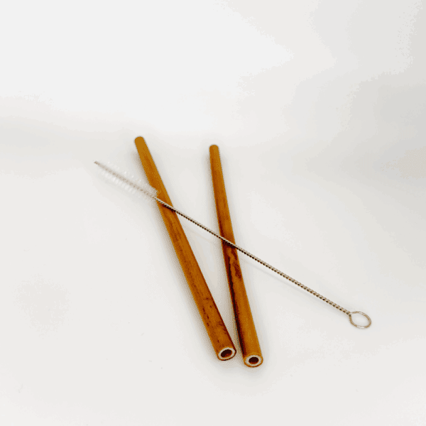 Pailles en bambou réutilisables 25 pcs – Image 3