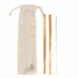 Pailles en bambou réutilisables, lot de 25, écologiques et durables.