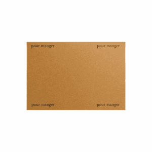 Papier ingraissable compostable POUR MANGER 34×50 cm, pour aliments chauds et froids.