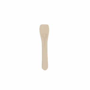 Pelle à glace écologique beige en bioplastique, dimension 9,5 cm.