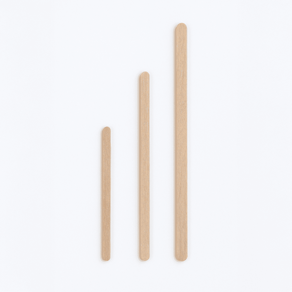 Pelles à café en bois naturel 18 cm pour professionnels et particuliers