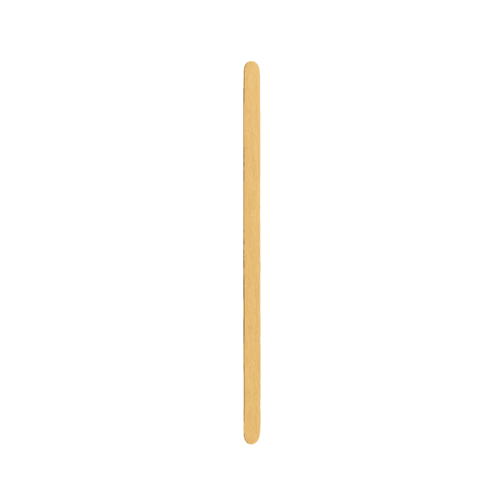 Spatules à café biodégradables en bois 18 cm - Lot de 1000