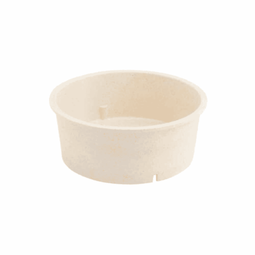 Petit saladier réutilisable 650 ml en bois et biopolymères, lot de 10.