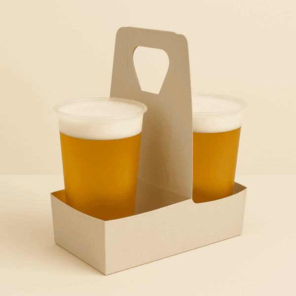 Solutions de transport bière pratiques et durables - 2 compartiments, 250 pièces.