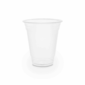Récipients en bioplastique pour aliments et boissons froides 350 ml, 100 pcs, compostables et biodégradables.