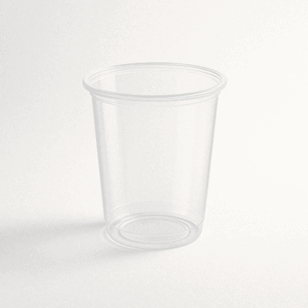 Récipient en bioplastique pour aliments froids 950 ml, vue de dessus