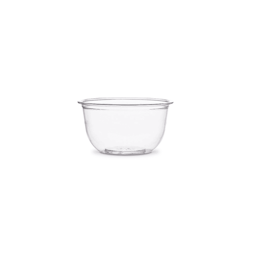 Récipients jetables pour desserts, sauces, yaourts, salades de fruits 236 ml, 100 pcs, compostables et biodégradables.