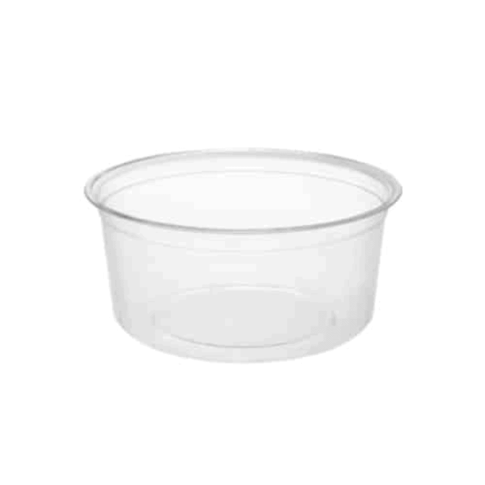 Récipients bioplastique transparents 500ml pour aliments froids - Lot de 100