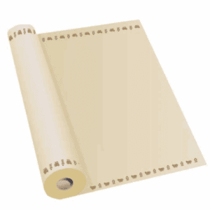 Rouleau de nappe en papier compostable 1x50 m.