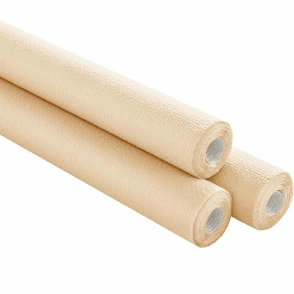 Rouleau de nappe en papier recyclé avana 1,20×100 m, biodégradable et sans plastique