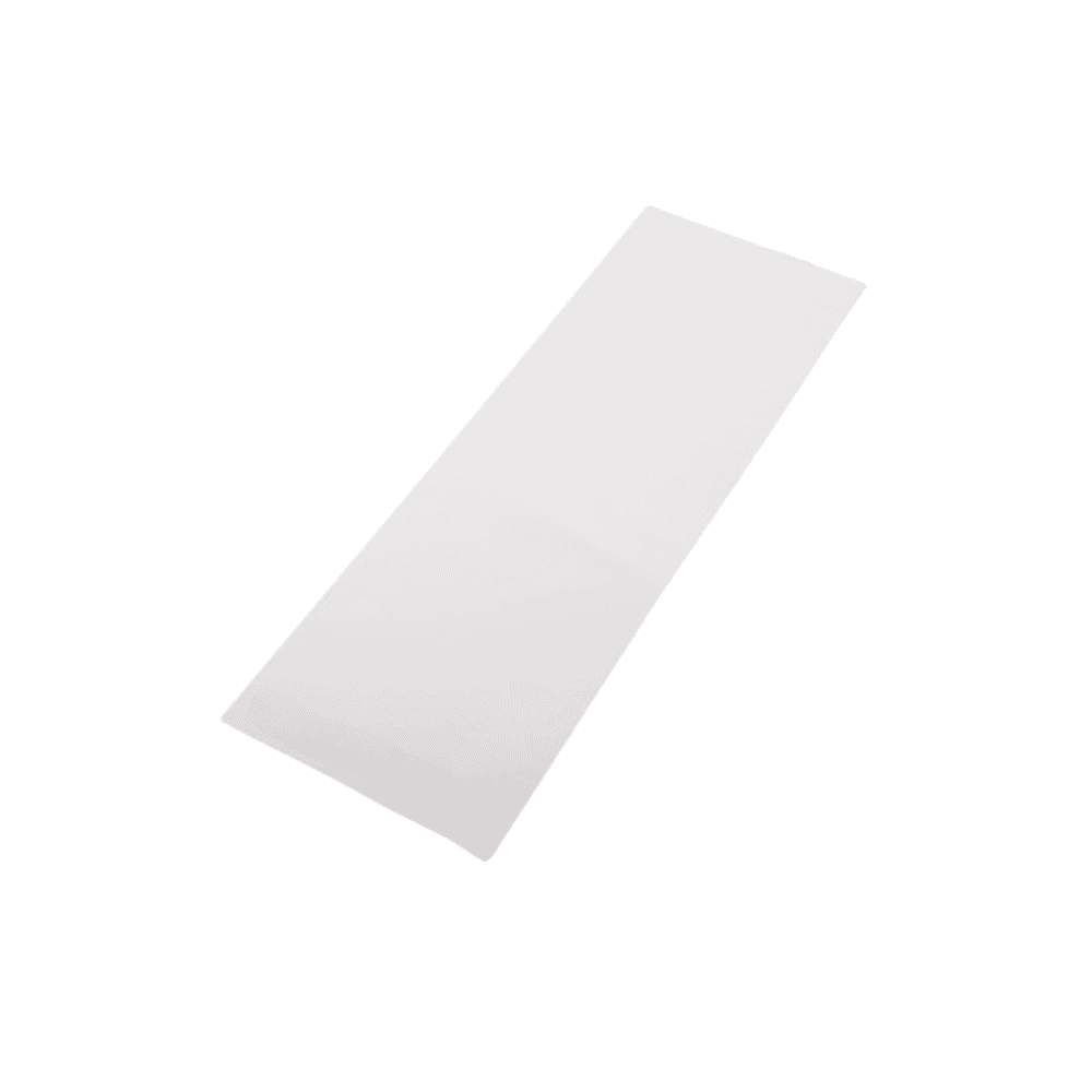 Sac à baguettes biodégradable avec face transparente en PLA, certifié Uni EN 13432, sans plastique, adapté au contact alimentaire.