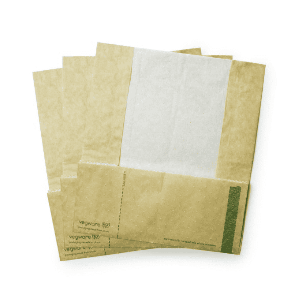 Sacs papier microperforés pour aliments chauds et froids - Lot de 500