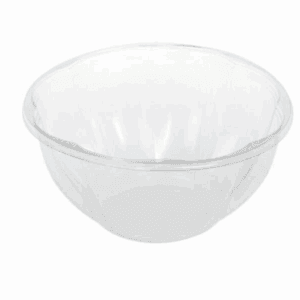 Saladiers transparents compostables 950 ml, lot de 100.