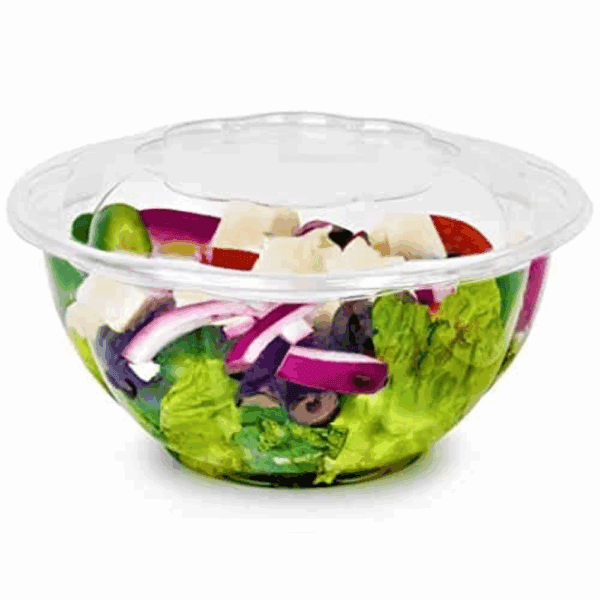 Saladiers en plastique transparent 950 ml 100 pcs. – Image 3