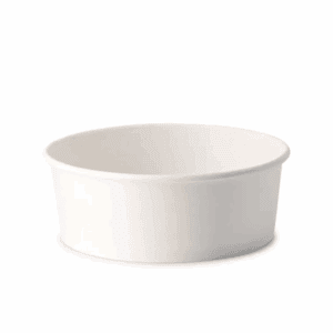 Saladiers jetables en carton blanc compostables 1200 ml, lot de 150.