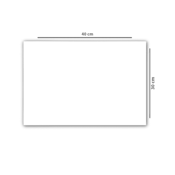 Sets de table jetables en papier recyclé blanc 2400 pcs.
