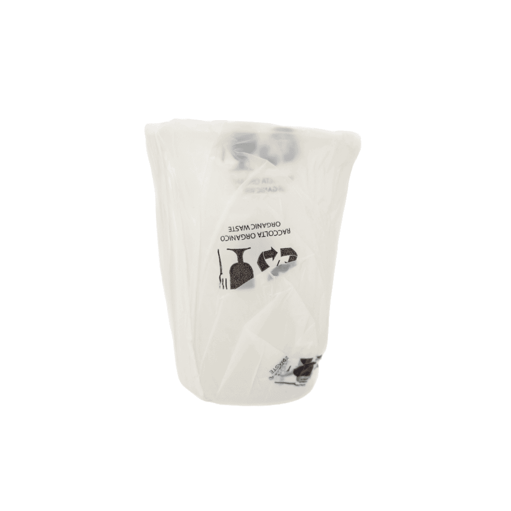 Gobelets biodégradables 200 ml emballés individuellement, lot de 200.