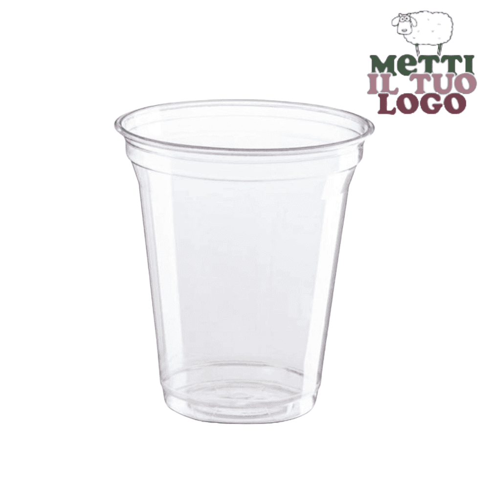 Verres à bière PLA personnalisés, 500 ml et 400 ml avec encoche, pour événements et entreprises.