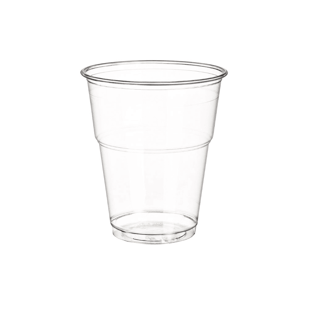 Verres bière biodégradables 350ml/300ml (encoche) - Pack 150 écologiques