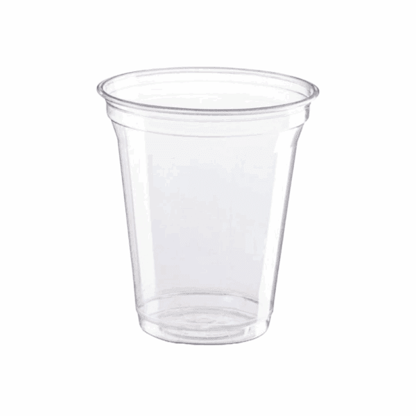 Verres à bière compostables transparents 500 ml - Pack de 100